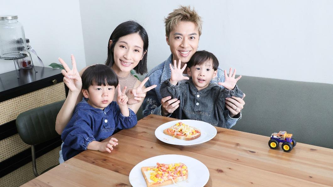 潘宇謙雙胞胎兒超萌。（圖／認可音樂提供）