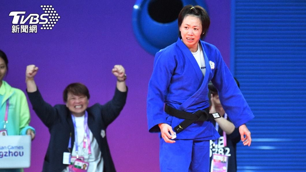 連珍羚金牌戰勝出，賽後表示很感謝日本教練跟教練蔡宜芳。（圖／胡瑞麒攝）