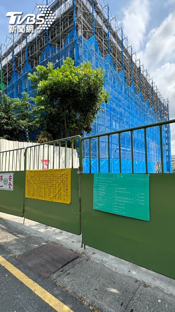 明揚科技還在進行第二廠區增建工程。(圖/蘇憶歡攝)