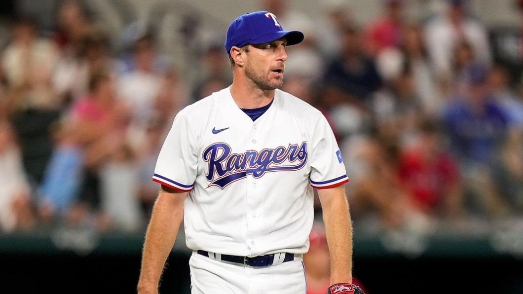 Max Scherzer於7月底交易至遊騎兵。(圖/翻攝自Texas Rangers Instagram)