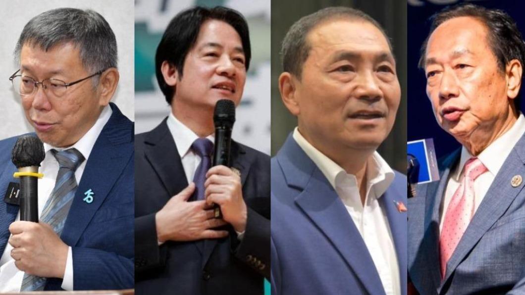 2024總統大選進入倒數,選戰激烈。(圖/翻攝自賴清德臉書、侯友宜競辦提供、TVBS資料畫面)