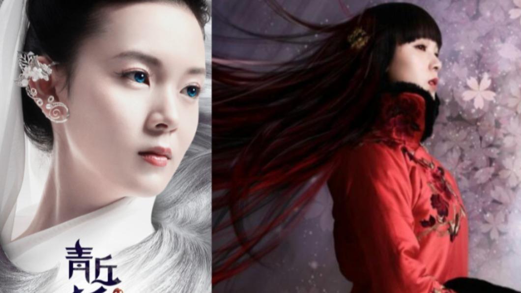 飾演半人半妖的陳瑤因《無心法師》爆紅。(圖/翻攝自@苏子墨丶Jimmylin @小杨微博站)