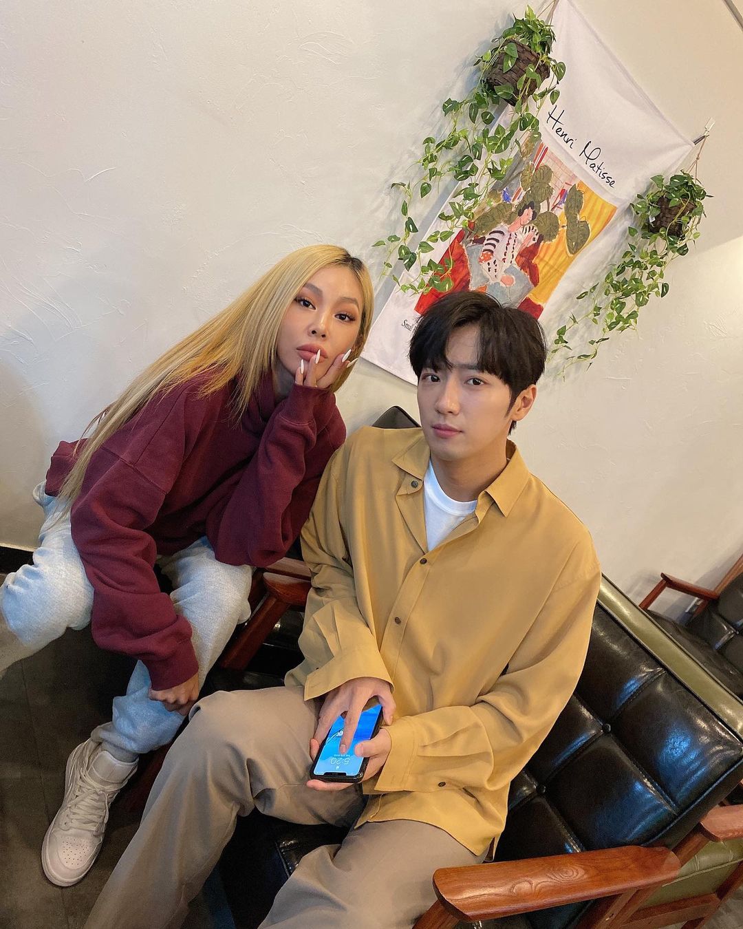 女星Jessi無預警告白李相燁。(圖/翻攝李相燁IG)