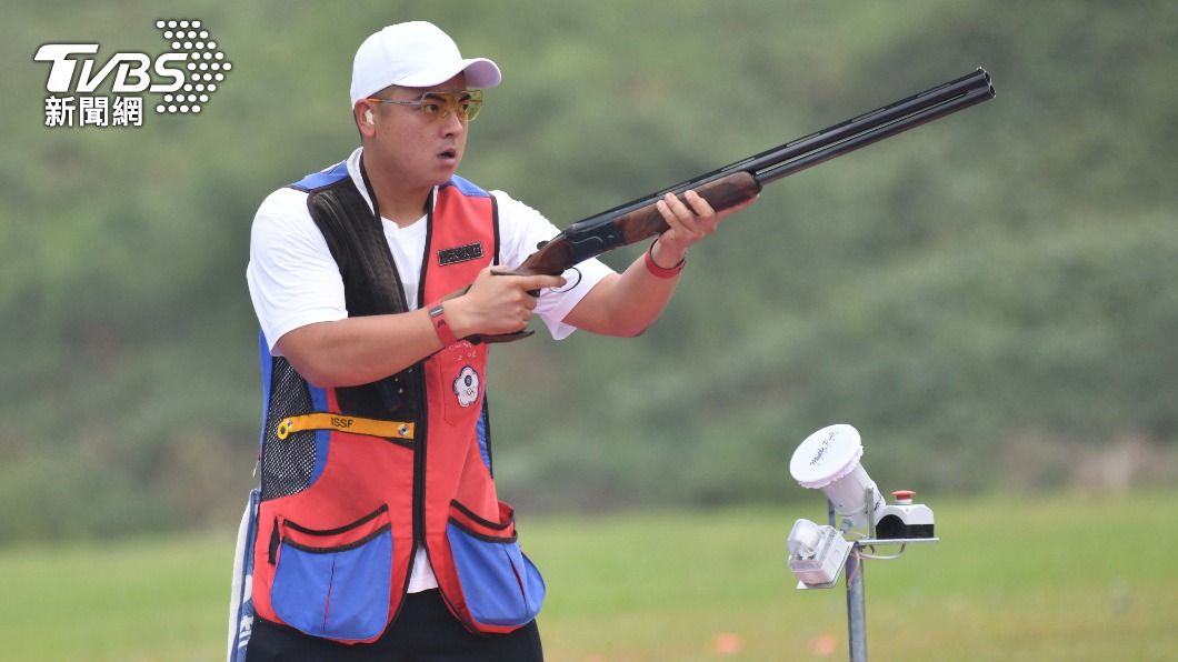 亞運中華隊射擊選手李孟遠。(圖/胡瑞麒攝)