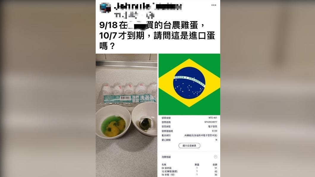 FB發文稱買到「黑綠臭蛋」 新北男被逮喊冤:是真的