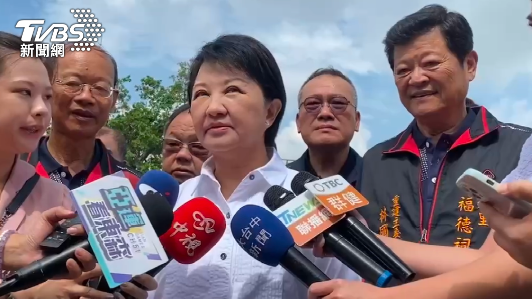 盧秀燕感謝警察同仁和市民朋友及市府團隊。(圖/台中市政府提供)