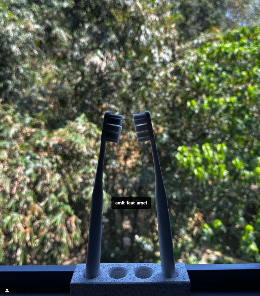 Sam曬出與阿妹「唯一合照」,低調卻超閃。(圖/翻攝自Sam IG)