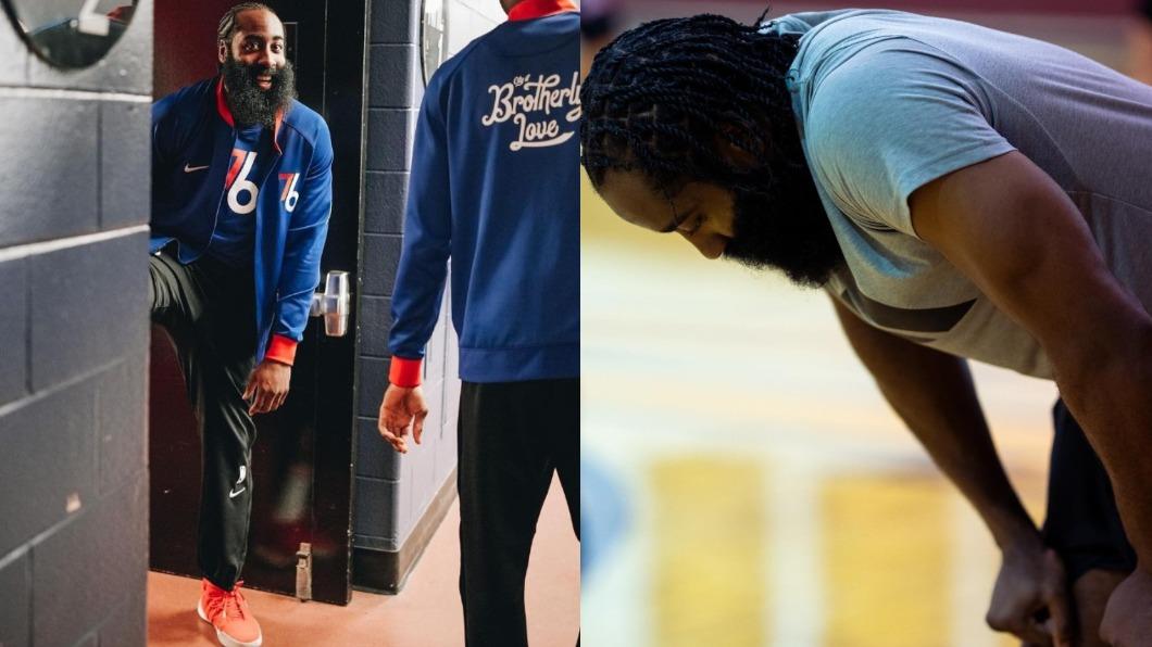 哈登如願卸下76人戰袍。(圖/翻攝自@jharden13 IG)