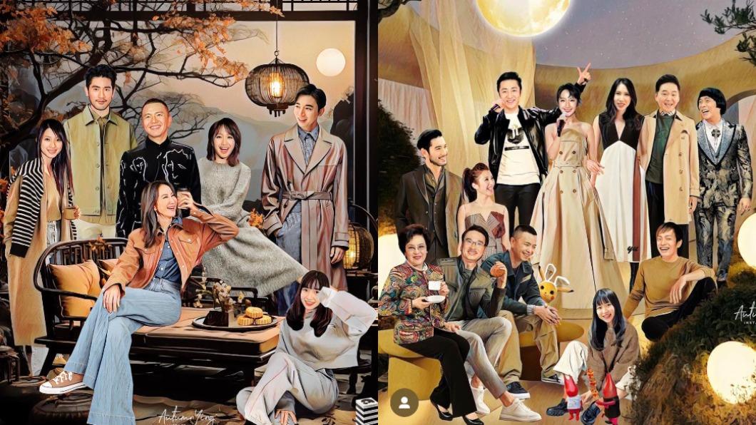 艾成、李玟、小鬼「中秋團聚」催淚畫作曝 王瞳悲痛發聲了