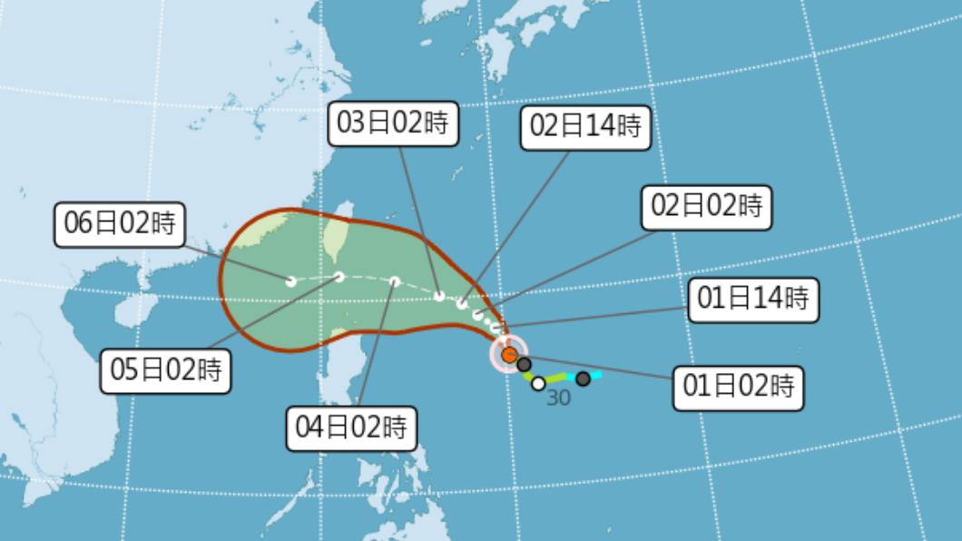06:00天氣即時報/「小犬」輕颱最快週二海警 這段時間最靠近台灣