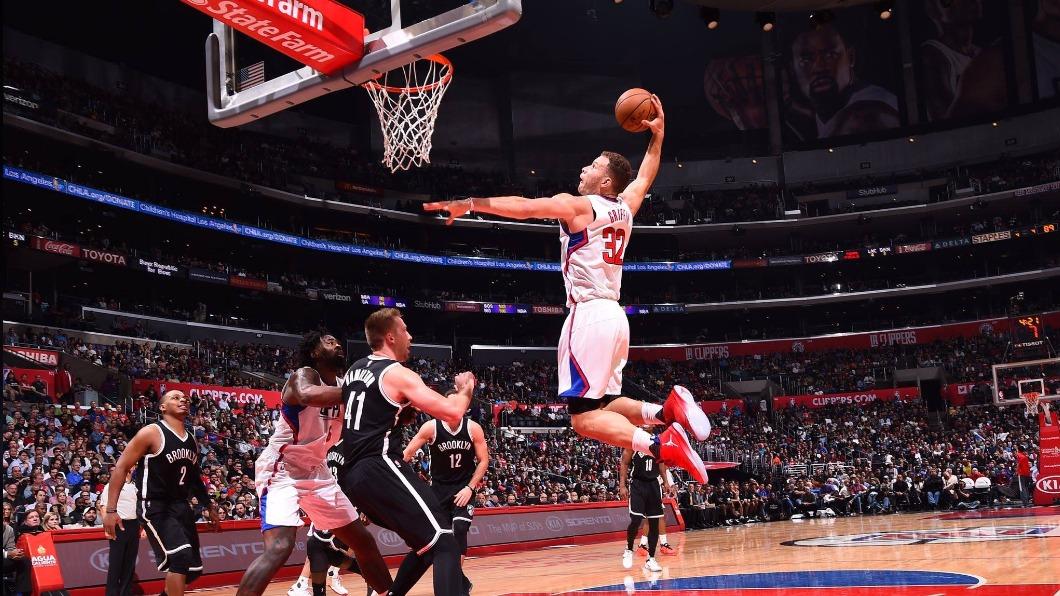 葛瑞芬精彩灌籃常成為十大好球之一。(圖/翻攝自Blake Griffin 臉書)