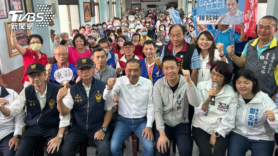 侯友宜為黨籍立委參選人站台外，也將於地方幹部進行座談。（圖／TVBS）