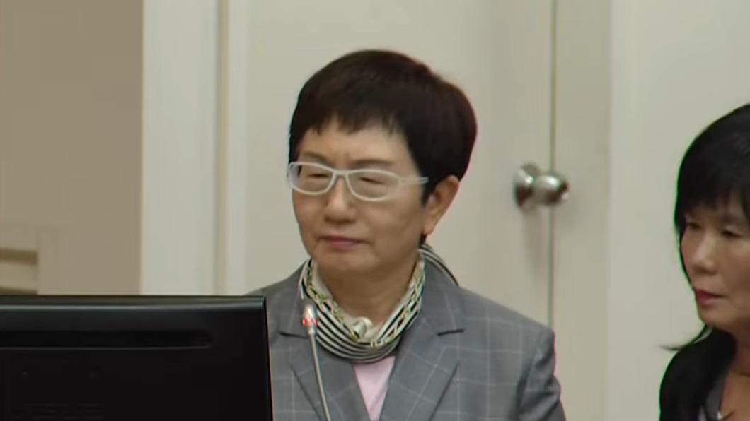 財政部長莊翠雲今日接受質詢時回應了。(圖/翻攝自國會頻道YT)