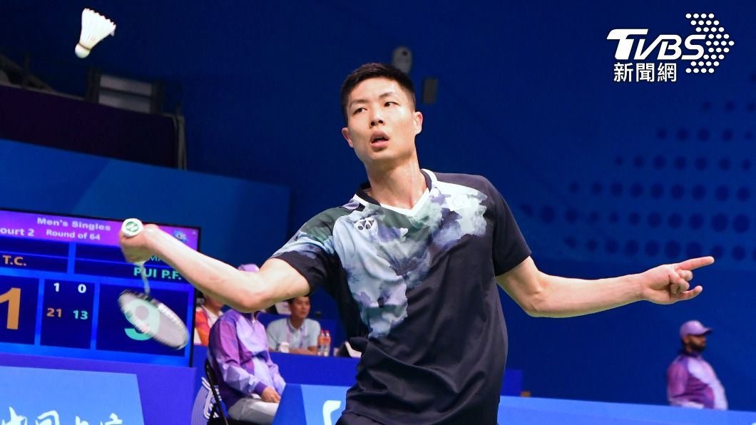 杭州亞運/台灣一哥周天成直落2擊敗裴鵬鋒 順利晉級32強