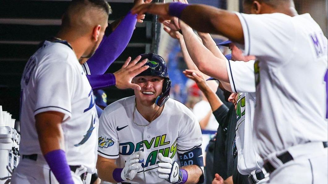 光芒季後賽第一輪迎遊騎兵。(圖/翻攝自Tampa Bay Rays Instagram)