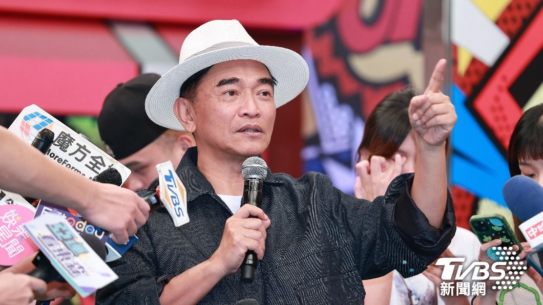 吳宗憲談到前員工辛龍近況。(圖/黃城碩攝)