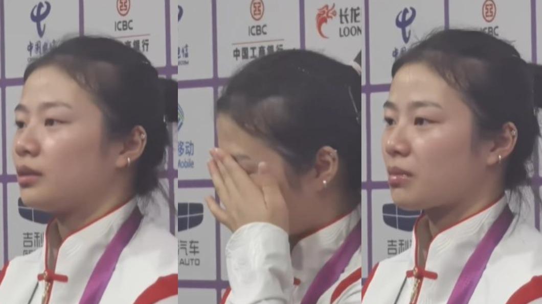 受封最高顏值！陸18歲亞運女將「一舉爆紅」　摘銀鏡頭前落淚