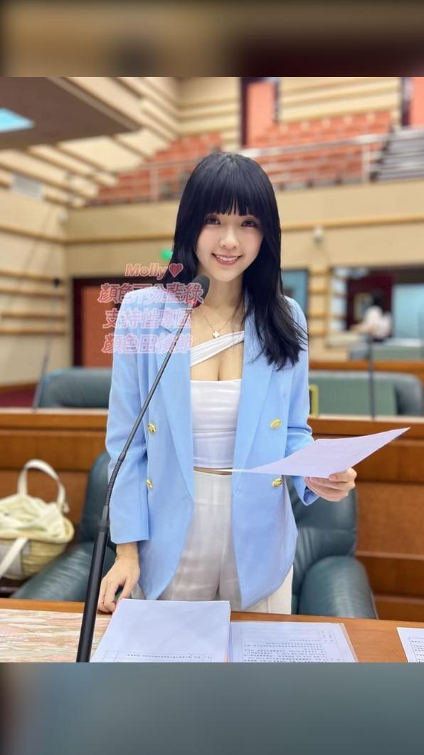 身為議員的Molly翎熹,對於市政也沒閒著。(圖/翻攝自Molly翎熹臉書)
