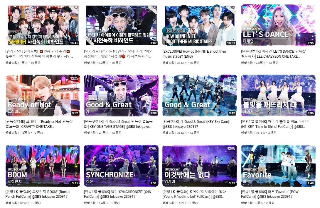Kpop偶像市場可說是僧多粥少。（圖／翻攝自人氣歌謠YouTube）