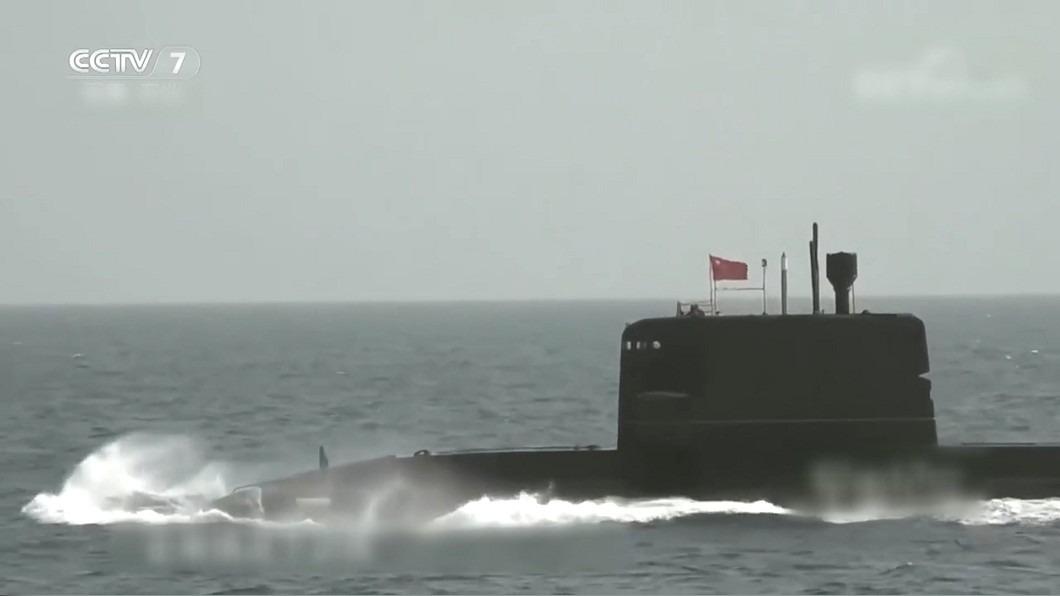 共軍093商級核動力潛艦。(示意圖,非當事新聞畫面/翻攝自CCTV)