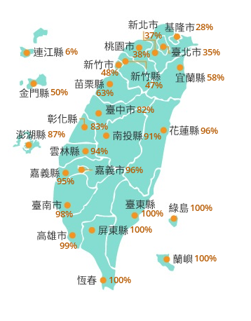 小犬颱風侵襲台灣各地暴風圈基率。(圖/翻攝自中央氣象署)