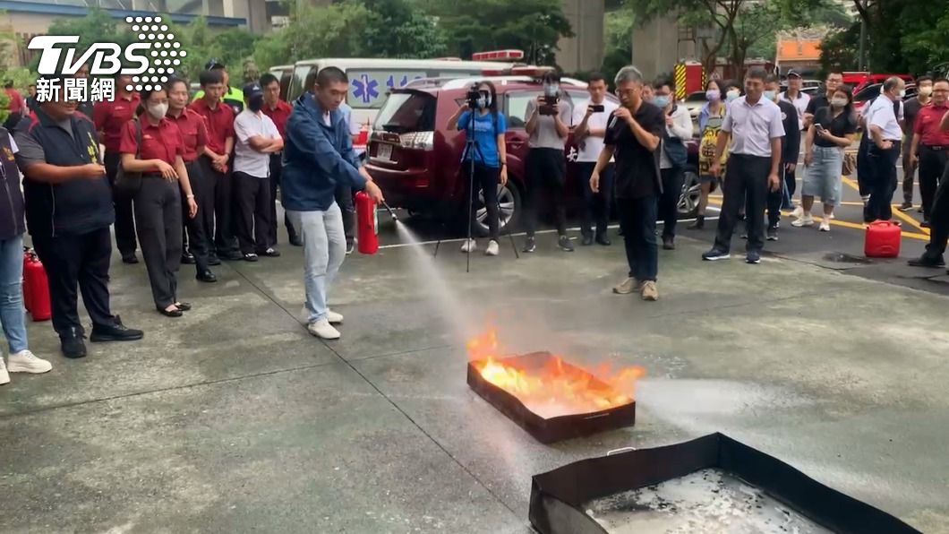 謝國樑:基隆7384具乾粉滅火器 3年內逐步汰換