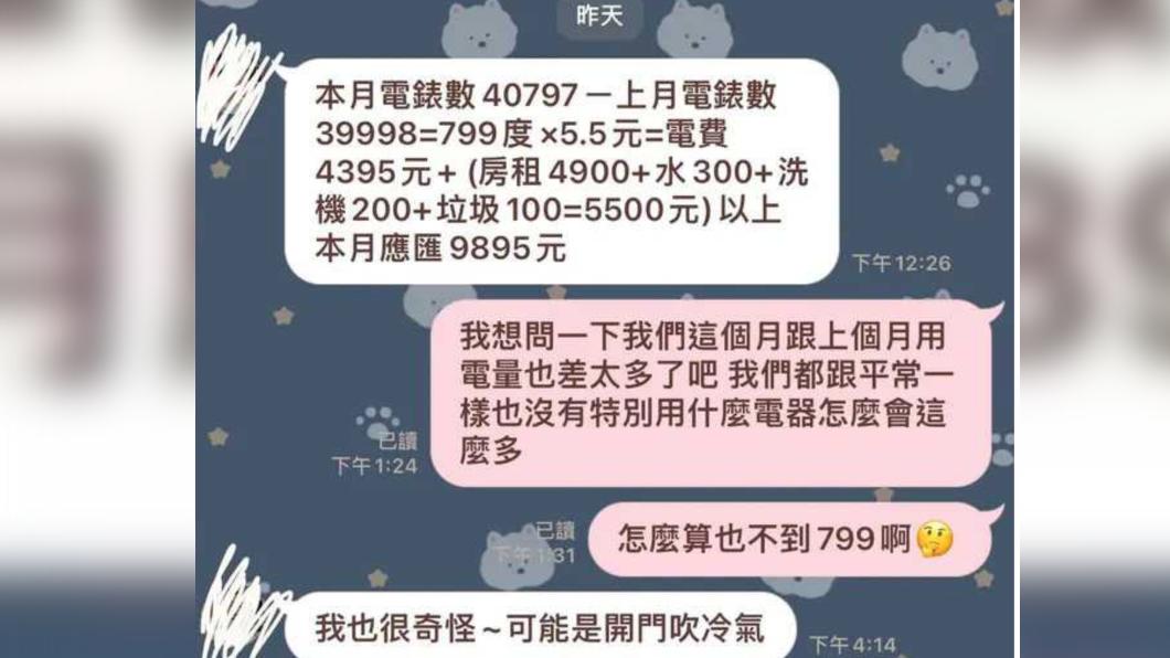 原PO曬出對話截圖。(圖/翻攝自Dcard)