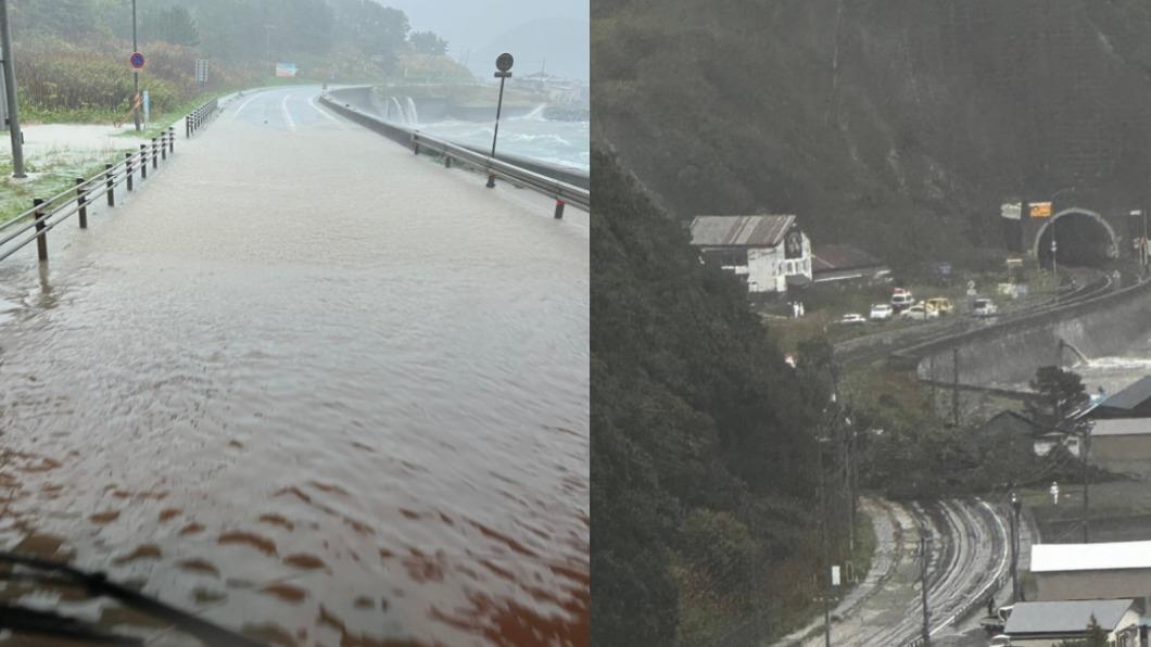 北海道破紀錄暴雨！道路成汪洋　土石流吞沒住宅2人遭埋