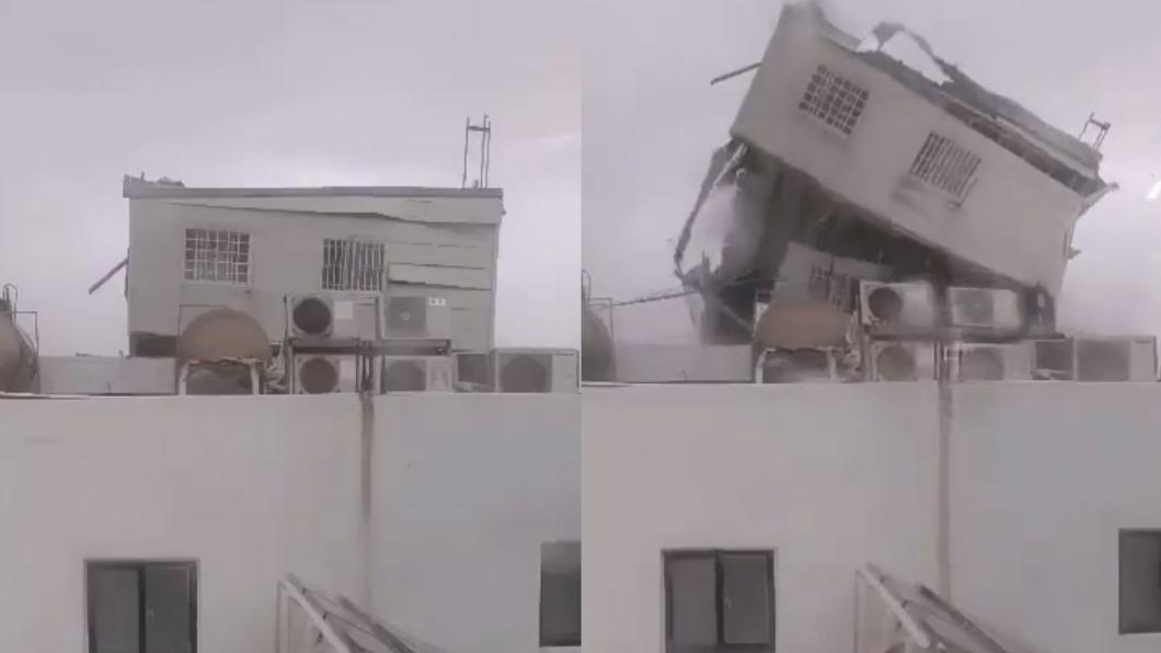 小犬襲墾丁!民宿鐵皮屋「升空解體」 民眾驚喊:阿彌陀佛