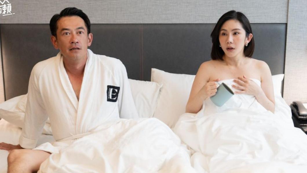 柯叔元與王宇婕在《女兒大人加個賴》的劇中角色發生一夜情。(圖/翻攝自王宇婕IG)
