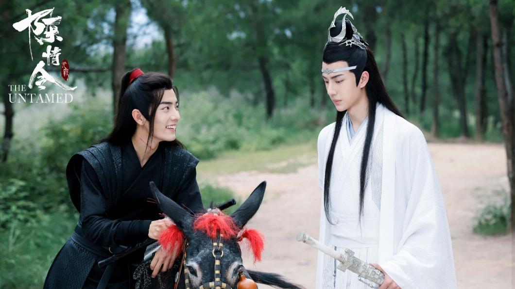 《陳情令》由肖戰、王一博主演。(圖/翻攝自陳情令微博)