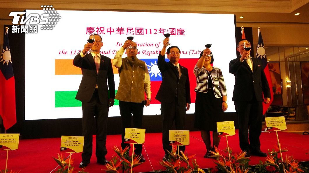 駐印度代表處國慶酒會 葛葆萱盼關係更上一層樓