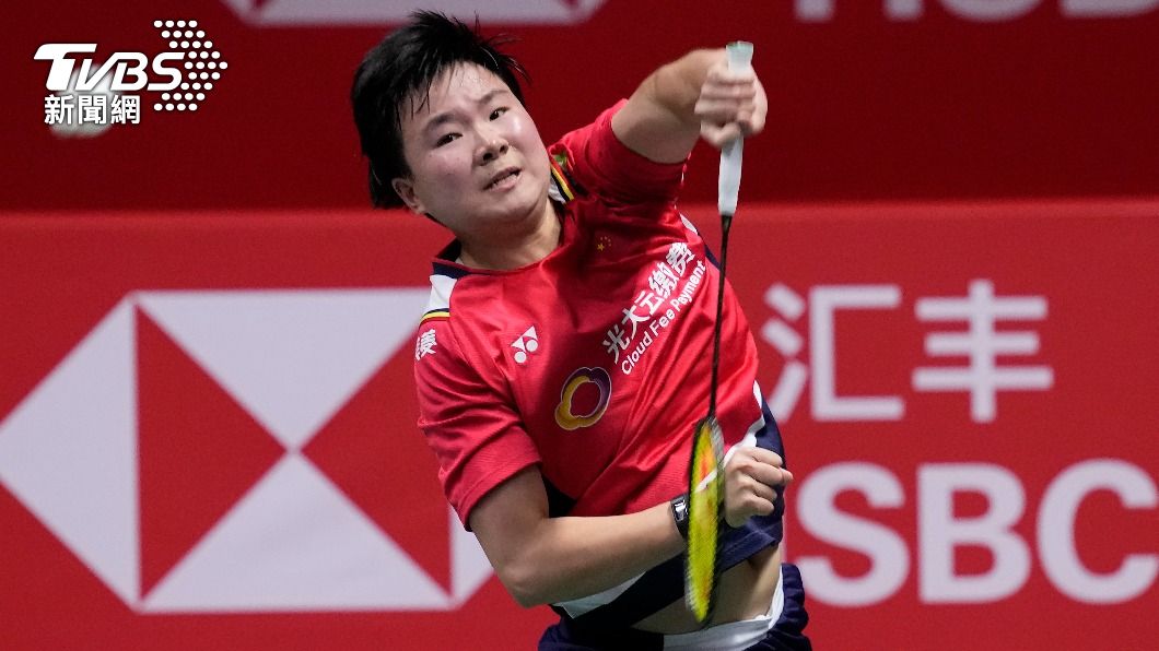 大陸羽球選手何冰嬌。(圖/達志影像美聯社)