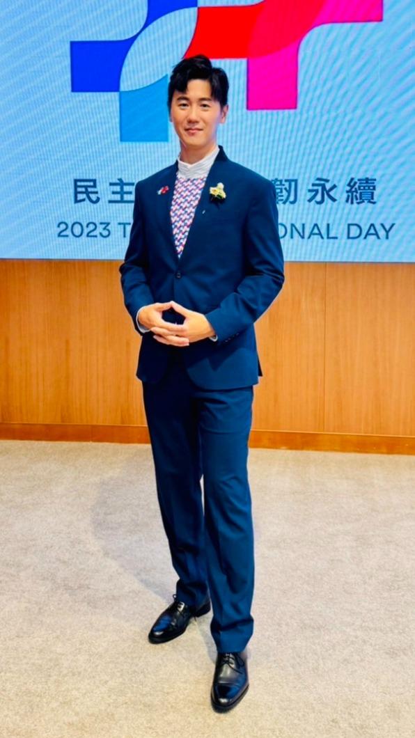 相振為對自己可以擔任國慶大典主持人感到驚喜。（圖／三立提供）