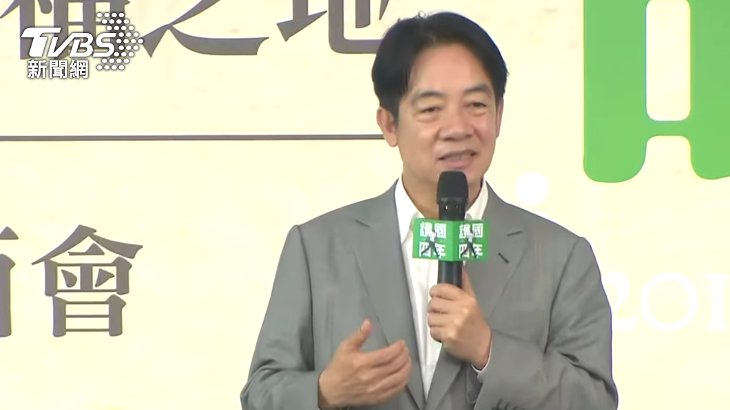 民進黨總統參選人賴清德今出席,蘇貞昌新北市新莊區舉辦《護國四年》的新書簽名會。(圖/TVBS)
