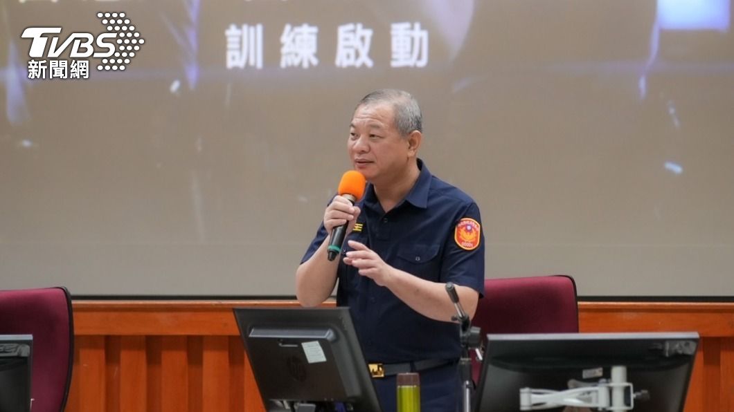 新北市警局長廖訓誠。(圖/TVBS)