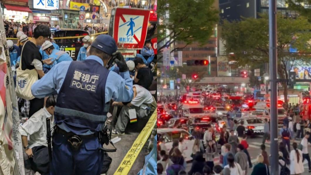 東京澀谷車站前車禍！汽車突衝撞人群釀8傷　現場一片混亂