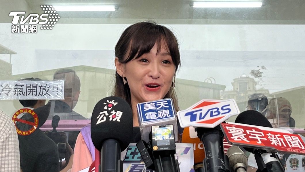 郭辦發言人陳家頤。(圖/黃韋銓攝)