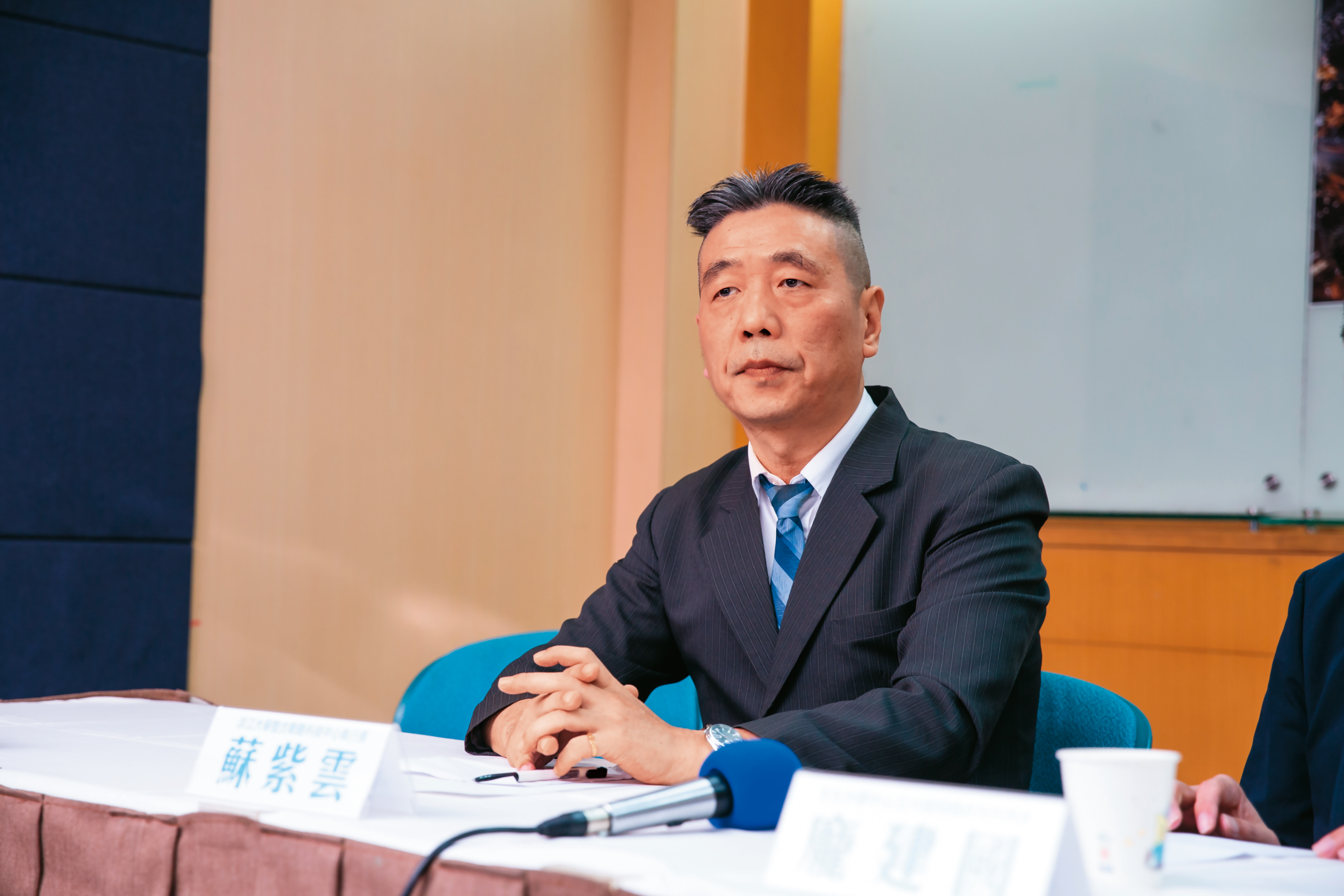 國防部智庫、國防安全研究院學者蘇紫雲強調,和平不能只寄望在對話或外交,更須依靠實力。(圖/鏡週刊)