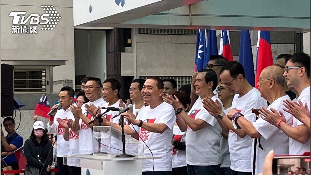 蔡總統喊話在野,選舉的競爭過後,放下激情,眾志成城,對外團結一致。(圖/黃韋銓攝)