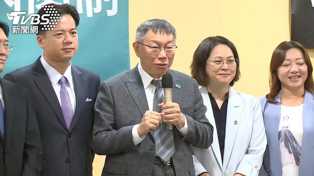 柯文哲拋出在野比民調。（圖／TVBS資料畫面）