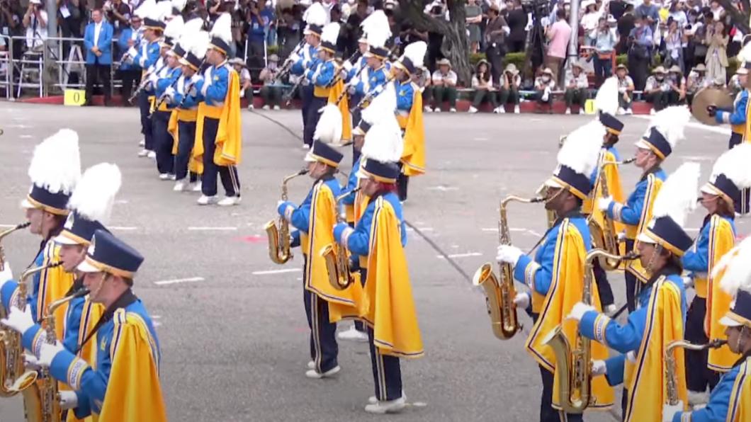 UCLA表演。（圖／翻攝國慶大典直播）