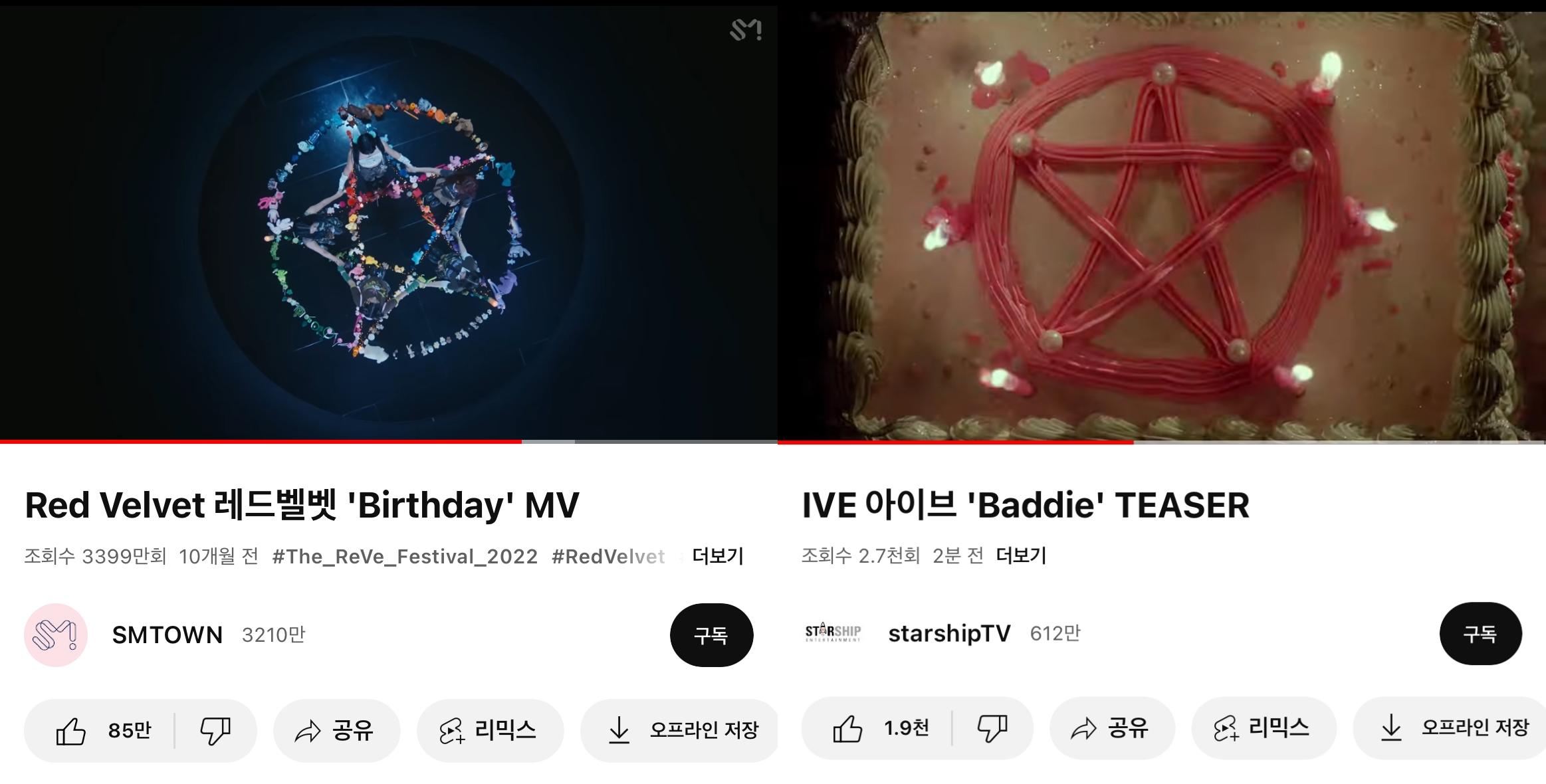 IVE新歌跟Red Velvet一樣都有祭壇元素。(圖/翻攝自Instiz)