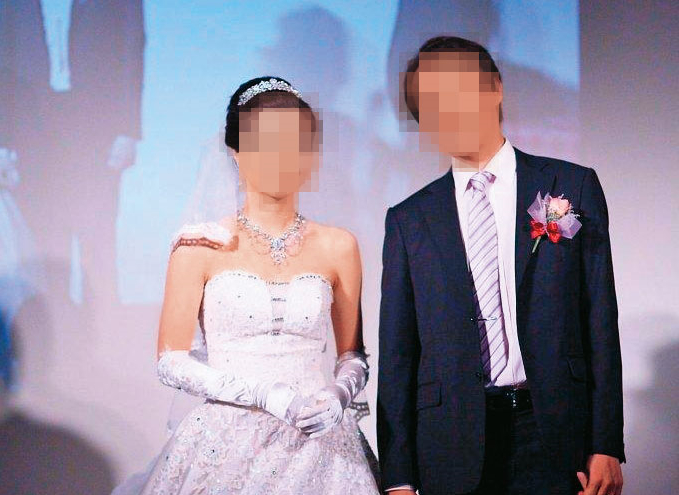 黃靖容與林男(右)本是舊識,二人關係變調後,林男與妻子(左)提離婚。(圖/翻攝林妻臉書)