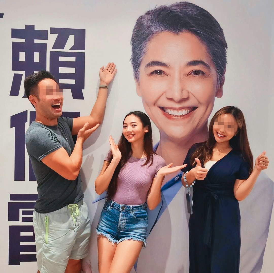 對於媽媽賴佩霞出來選副總統,女兒謝沛恩(中)沉默了將近一個禮拜才公開力挺。(圖/翻攝自謝沛恩IG)