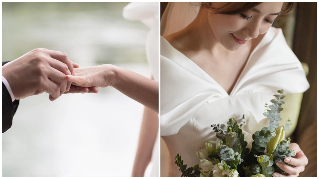 恭喜!女星無預警宣布結婚 曬絕美婚紗嗨喊:我是幸運女孩