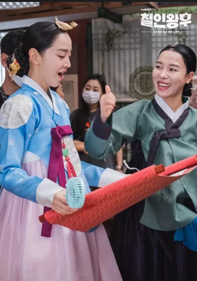 車清華以韓劇《哲仁王后》崔尚宮一角,深受粉絲喜愛。(圖/翻攝JTBC)