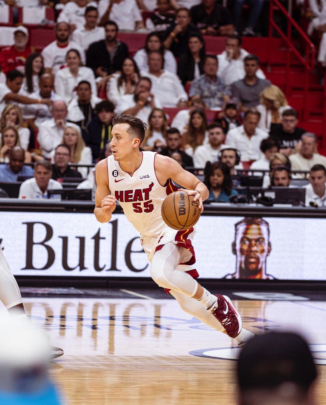 羅賓森上季在季後賽把握機會打出復活好表現。(圖/翻攝自Duncan Robinson IG)