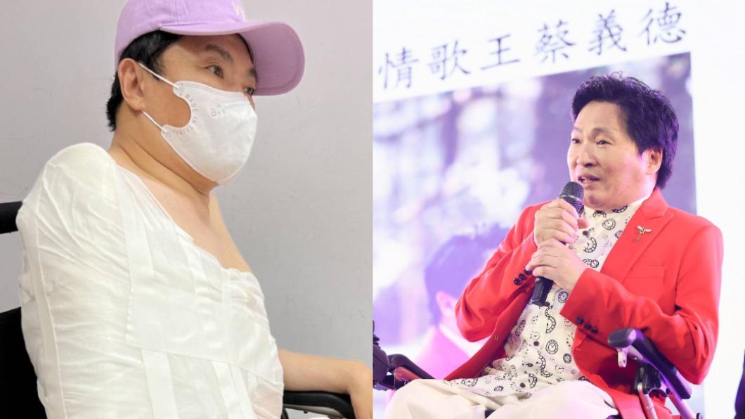 蔡義德因小兒麻痺四肢萎縮，前陣子又遭逢粉碎性骨折，讓他忍不住大嘆人生很苦。（圖／蔡義德提供）