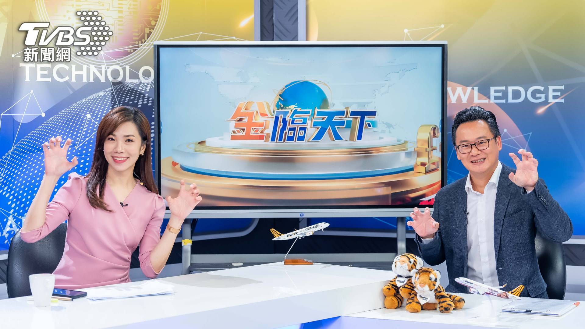 營建業出身跨足航空業,陳漢銘以同理心的管理哲學帶領團隊。(圖/TVBS)
